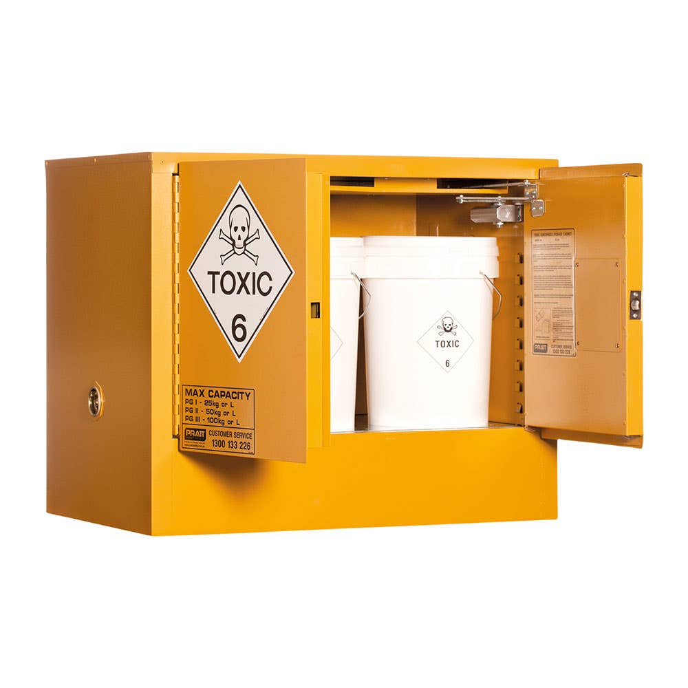 Toxic Substances Class 6 Storage Cabinet 1 Shelf 100L 90168080 5535AST