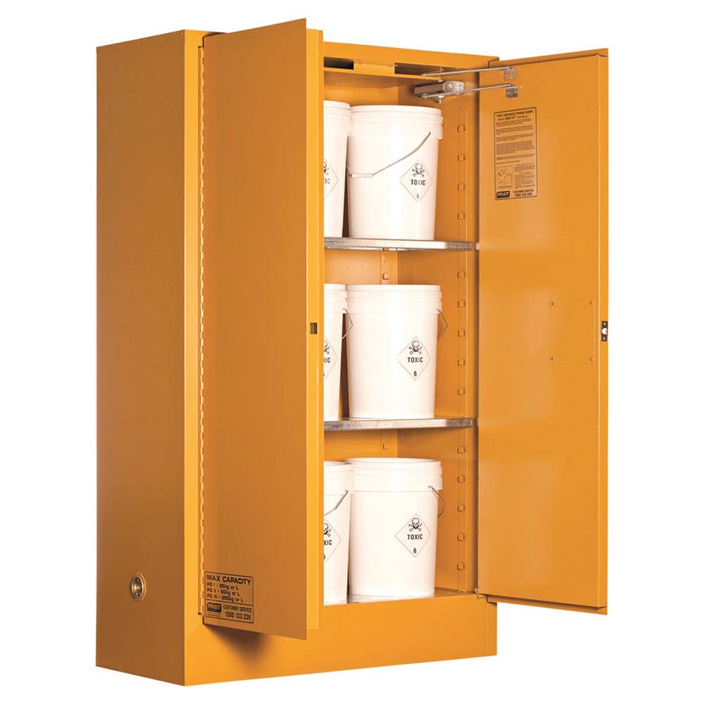 Toxic Substances Class 6 Storage Cabinet 3 Shelf 250L 90168081 5545AST