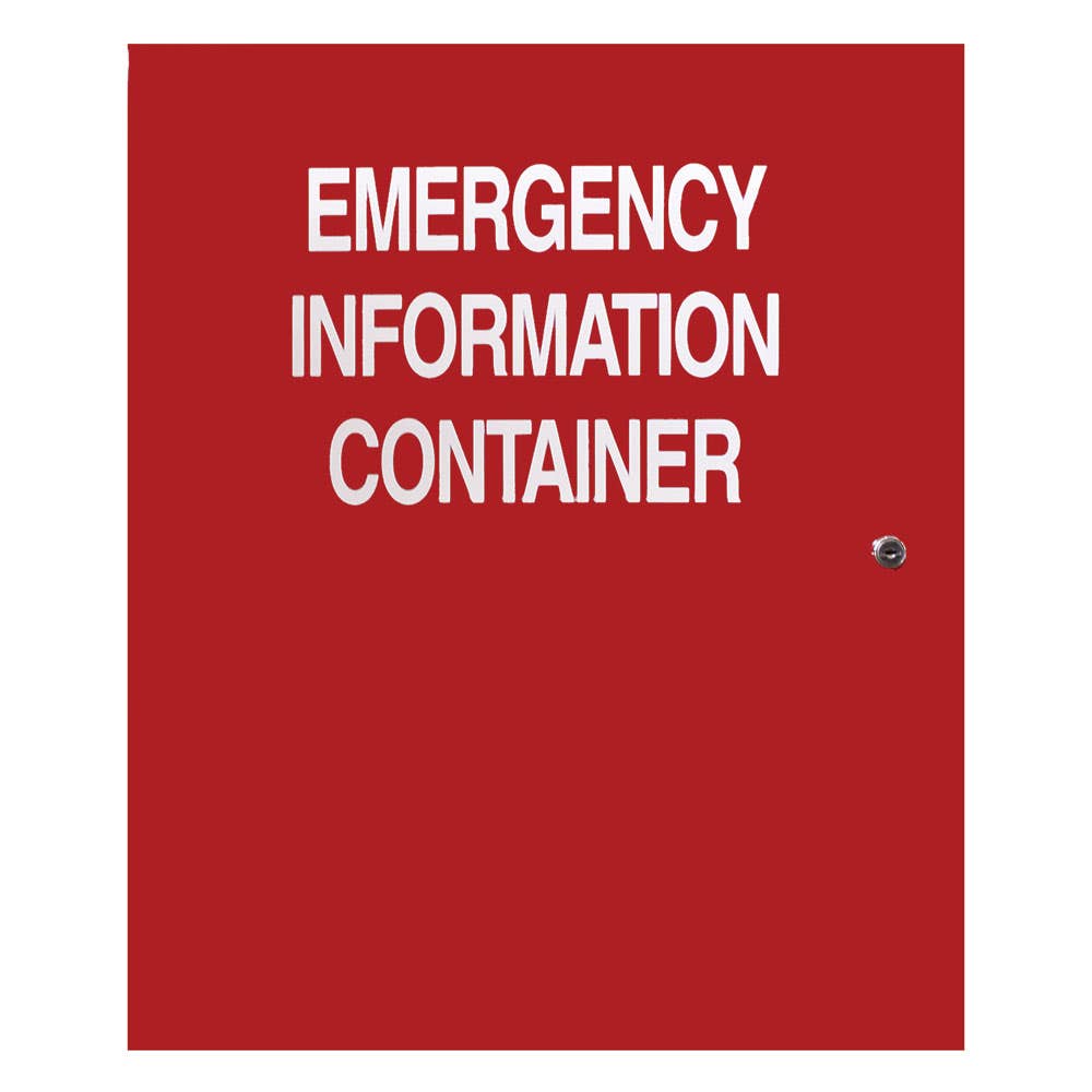 Hazmat Emergency Information Cabinet 500 x 600 x 100mm 90160401 PHAZCAB