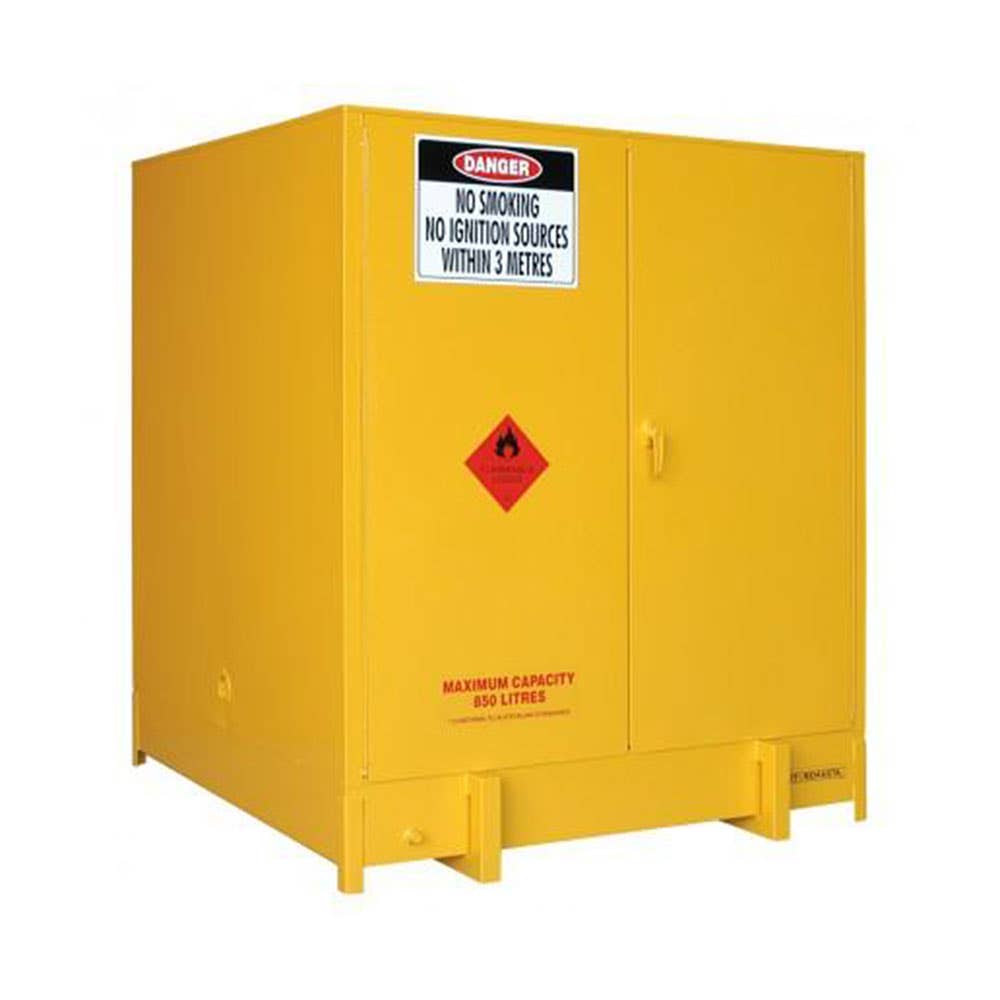 Large Capacity Flammable Liquids Storage Cabinet Pallet Store 850L 234325 PS1000SS