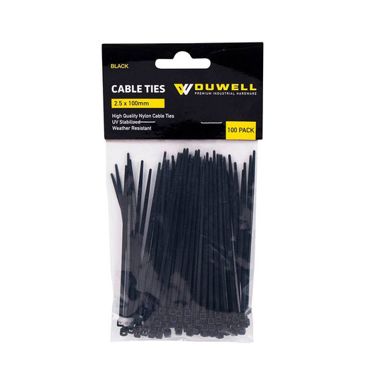UV Resistant Cable Tie 100 x 2.5mm 100 Pk 35600201 CTB25100