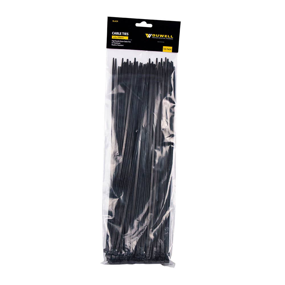 UV Resistant Cable Tie 370 x 4.8mm 100 Pk 35600210 CTB48370