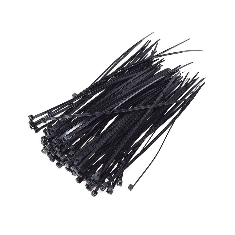 Cable Tie Black UV Stabilized (100) 7.8x203mm 182284 CT203BK-HD