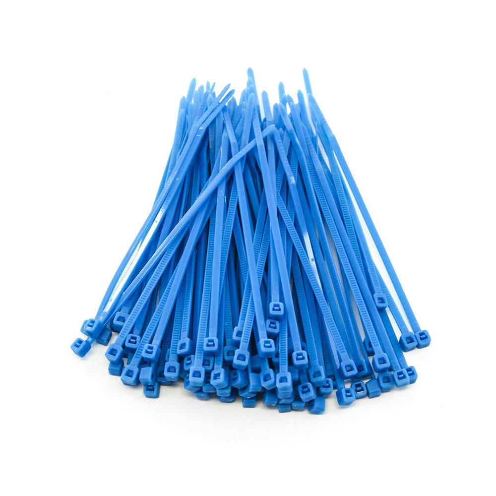Cable Tie Nylon Blue 200 x 4.6mm Pk 100 95360033 CV200BL