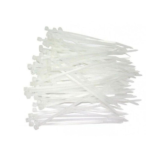 Cable Tie Nylon Natural 150 x 4mm Tridon Pk 100 95368058 CT154NTCD