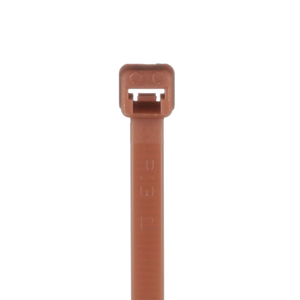 Pan-Ty&reg; Cable Tie Nylon Brown 188 X 4.5mm Pk 100 296744 PANPLT2S-C1