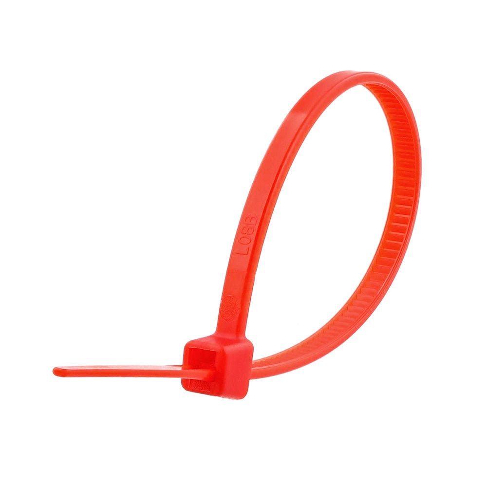 Cable Tie Nylon Red 200 x 4.6mm Pk 100 95360035 CV200R