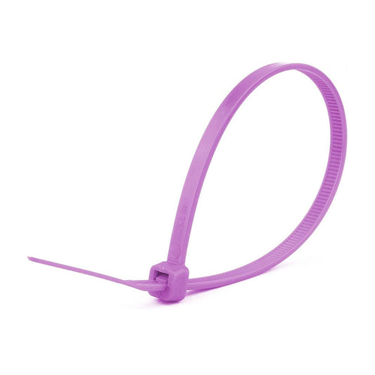 Cable Tie Nylon Violet 200 x 4.6mm Pk 100 95360210 CV200PU
