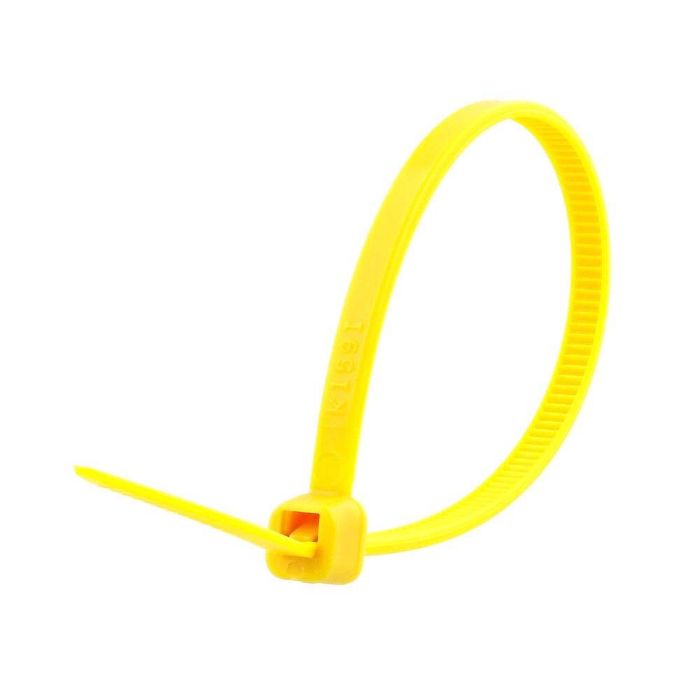 Cable Tie Nylon Yellow 200 x 4.6mm Pk 100 95360039 CV200Y
