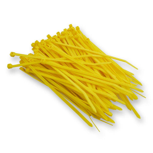 UV Resistant Cable Tie Yellow 300 x 4.8mm 100 Pk 64510083 CTY48300