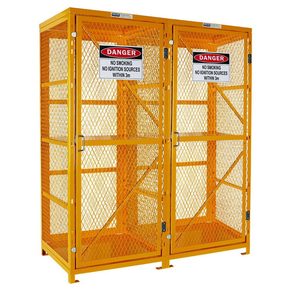 Forklift Cylinder Storage Cage 16 Capacity 190050 PSGC16F