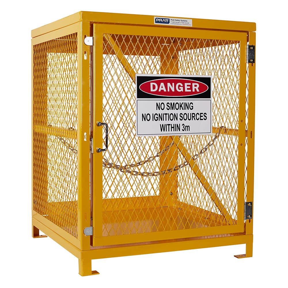 Forklift Cylinder Storage Cage 4 Capacity 147519 PSGC4F