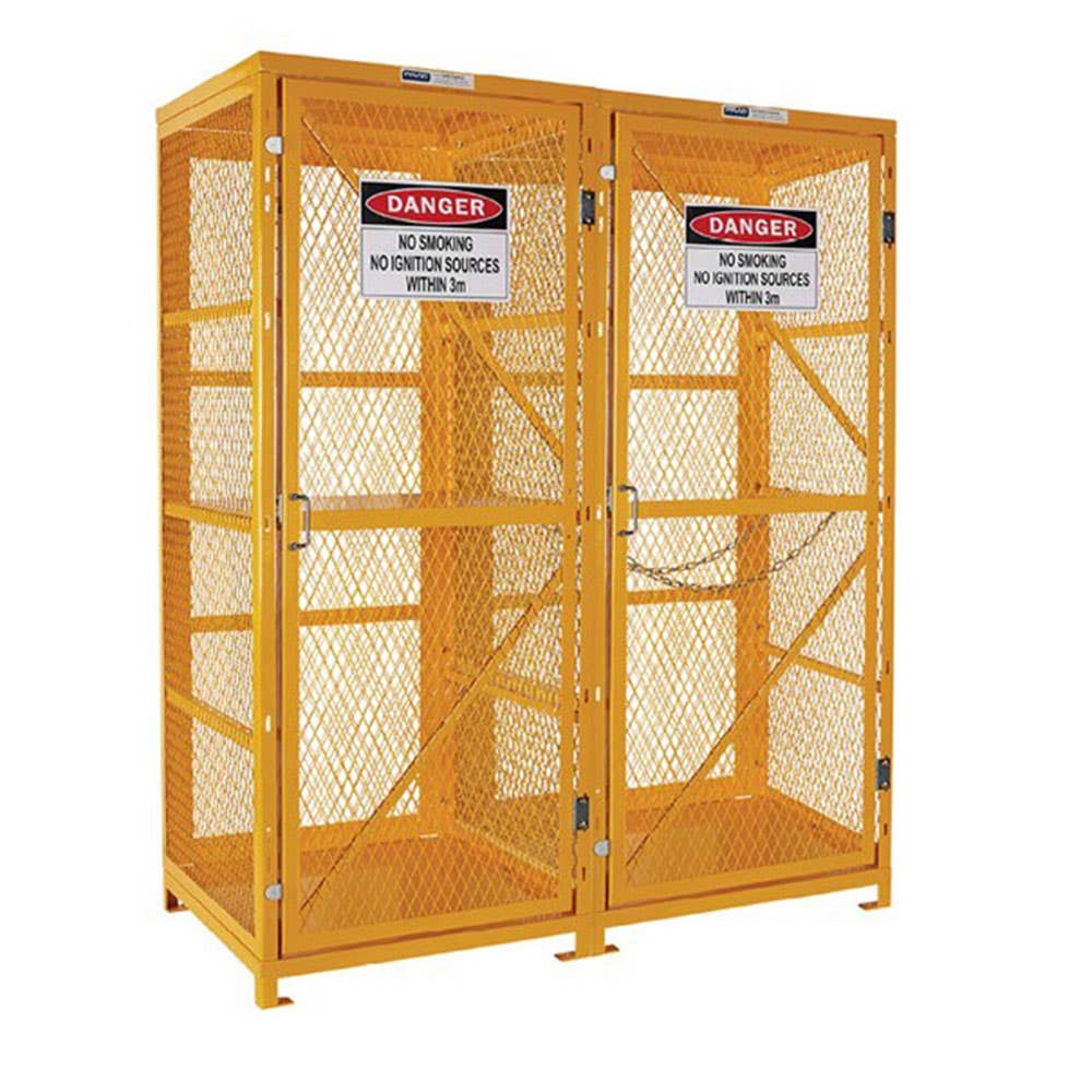 Gas & Forklift Cylinder Storage Cage Flat Pack 416985 PSGC8F9V-FP