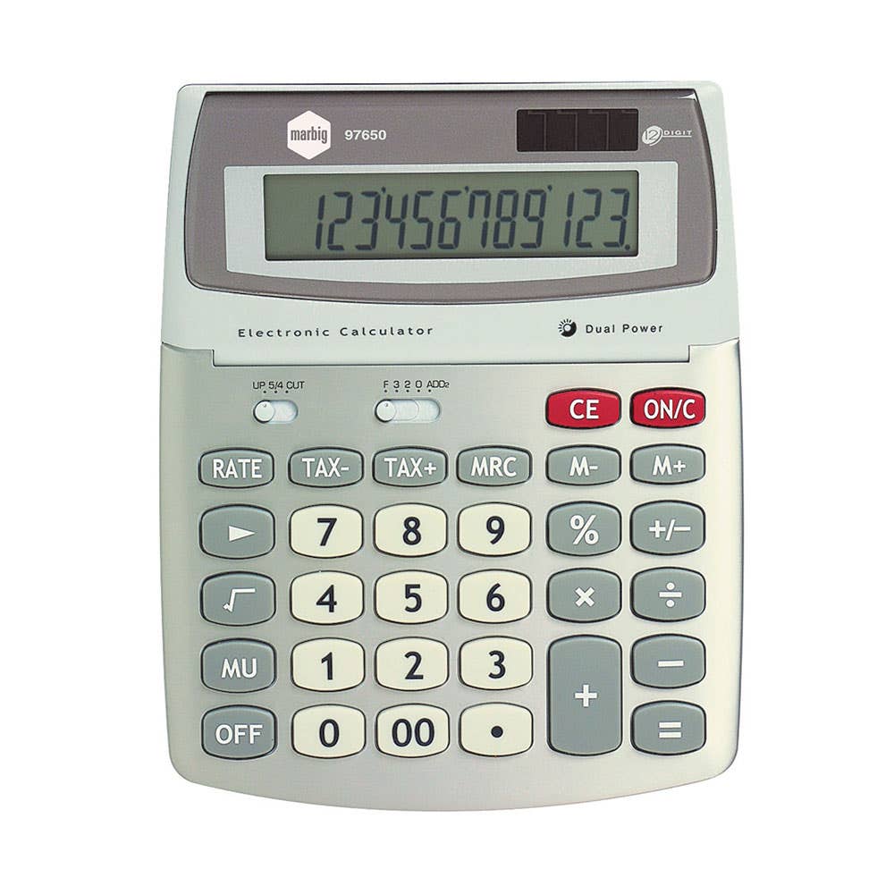 12 Digit Calculator with GST Function 12201400 97650