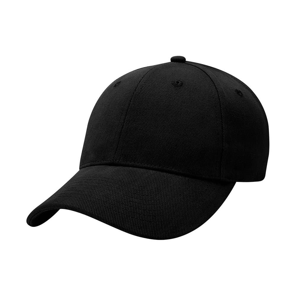 4171 Heavy Brushed Cotton Cap Black 503844 4171-BL