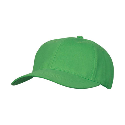 Hat Cap Premium Soft 6 Panel Cotton Velcro Closure Lime Green 527106 8000-LI