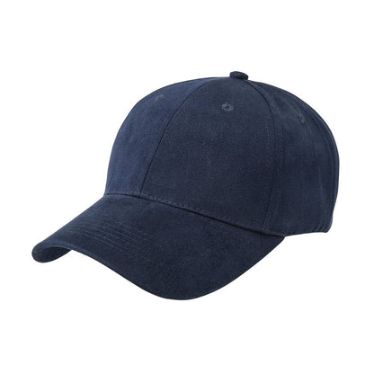 Hat Cap Premium Soft 6 Panel Cotton Velcro Closure Navy 567574 8000-NAVY