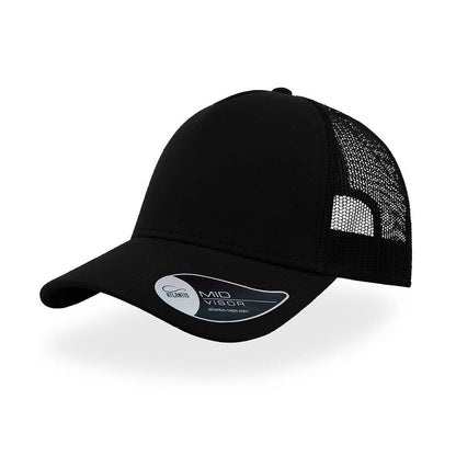 A2700 Rapper Jersey Cotton Trucker Cap Black 525849 A2700-BL