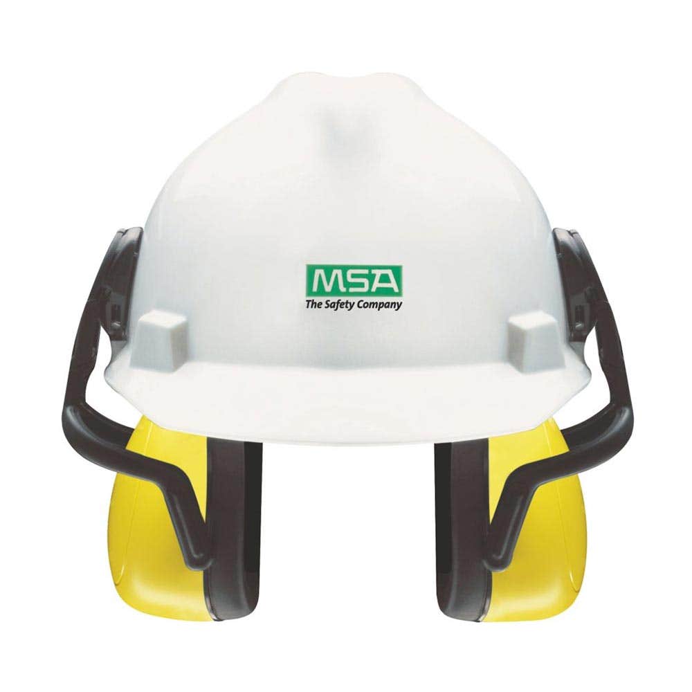 Earmuff Cap Mounted 31dB High L/R Yellow MSA 90090148 10190358