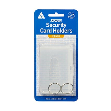 Security Card ID Holder Clear 86 x 56mm 1012312 45714