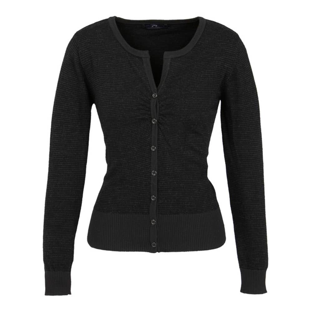 Cardigan Womens Merino Wool Origin Black 2XL Biz 79905648 LC131LL-BLK-2XL