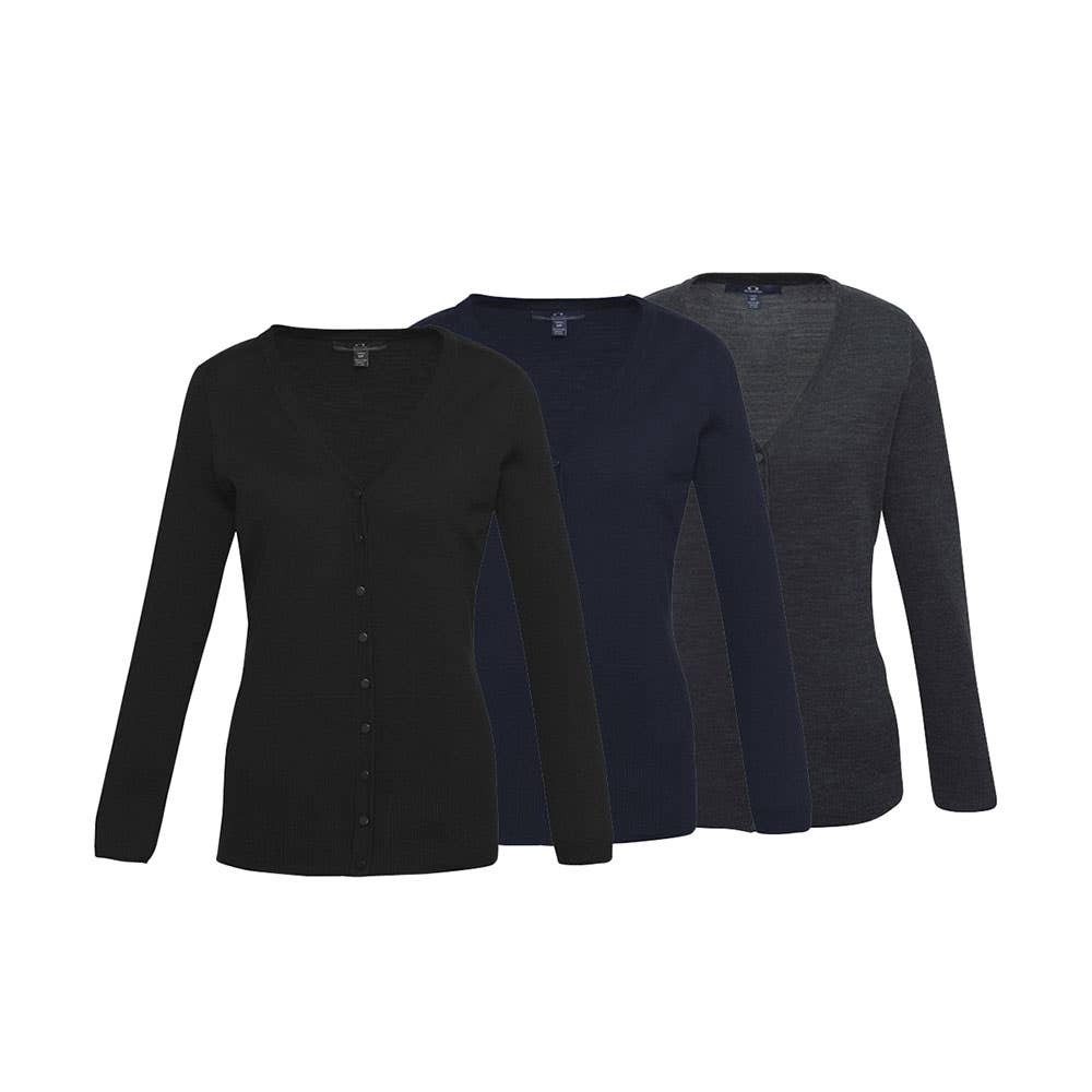 AMEAULC417L Milano Women's Button Front Cardigan AMEAULC417L
