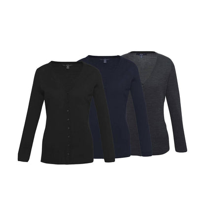 AMEAULC417L Milano Women's Button Front Cardigan AMEAULC417L