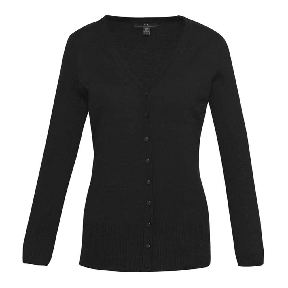 Cardigan Womens Wool Blend Milano Black 2XL Biz 40003795 LC417L-BLK-2XL