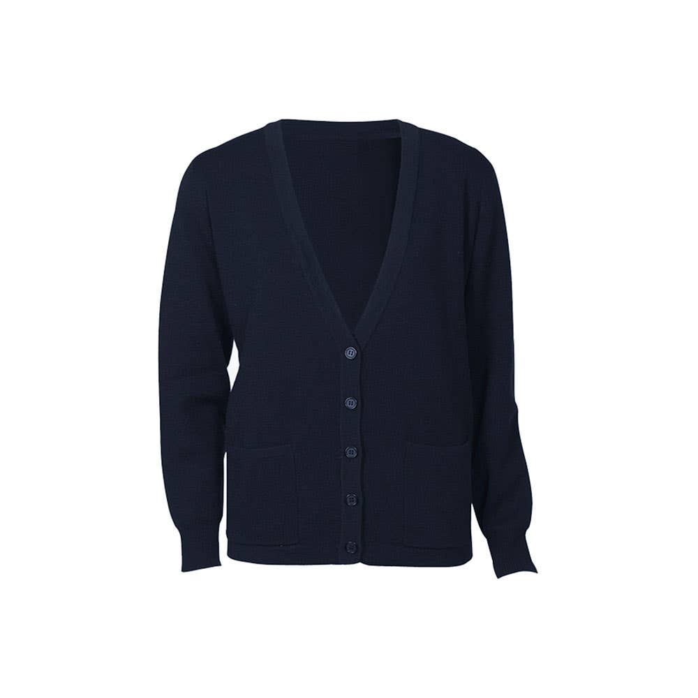 Cargidan Womens Wool Acrylic Woolmix Navy Large Biz 264920 LC8008-NAV-L