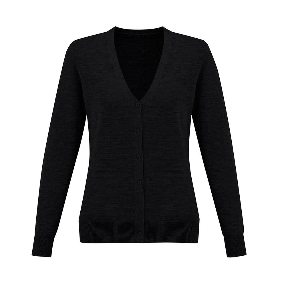 Cardigan Womens Wool Blend Roma Black Large Biz_430119_LC916L-BLK-L