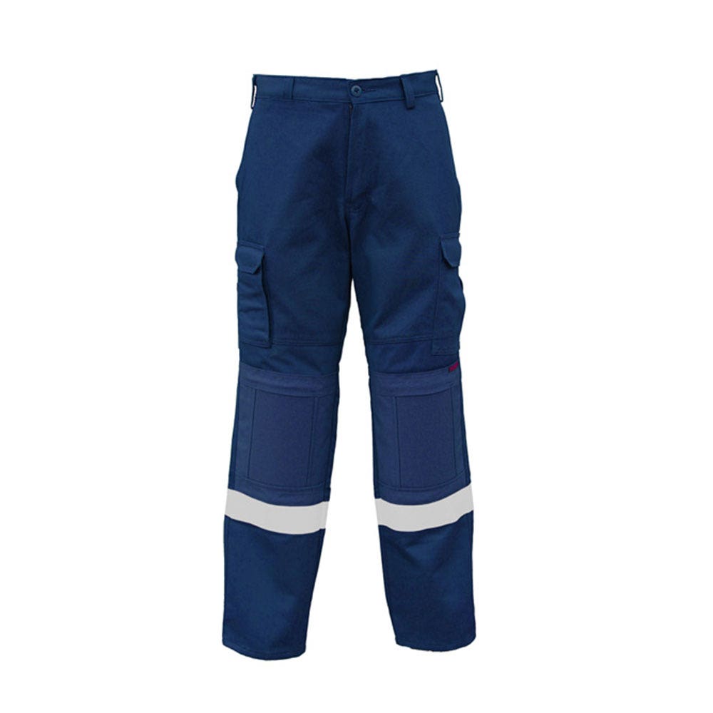 EN3000T Cotton Drill Cargo Pants With Knee Pads Taped 310gsm EN3000T