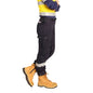 Pants Cargo Womens Cotton Drill 250gsm Reflective Tape Alice SE901 Navy 10 40016239 SE901-NAV-10