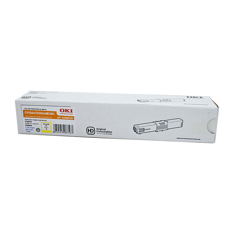 OKI 44469725 OEM Laser Toner Cartridge Yellow_1016043_44469725