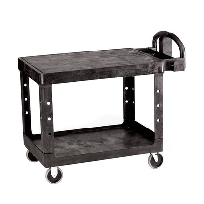 Heavy Duty Flat Shelf Utility Cart Black 1,110 x 650 x 840mm 91210064 FG452500BLA