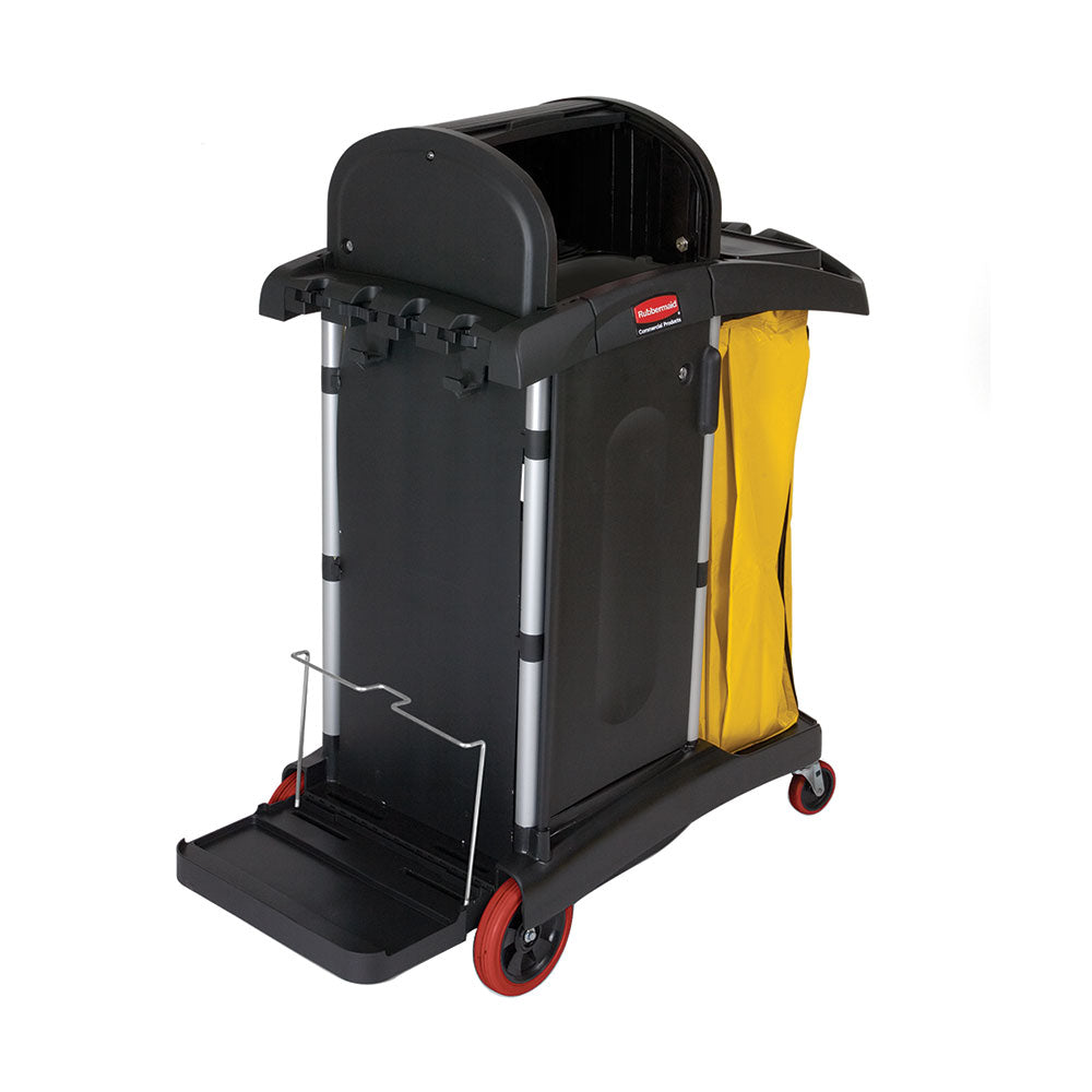 Rubbermaid High Security Cleaning Cart Fg917500_1054776_FG9T7500BLA