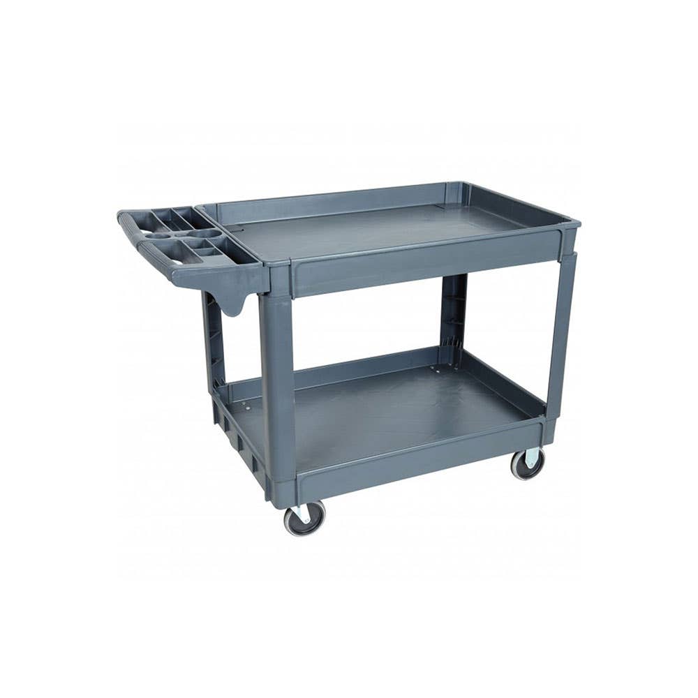 2 Shelf Plastic Service Cart 250kg 515181 T749