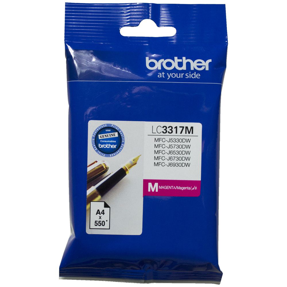Brother LC-3317M OEM Ink Cartridge Magenta_9020881_LC-3317M