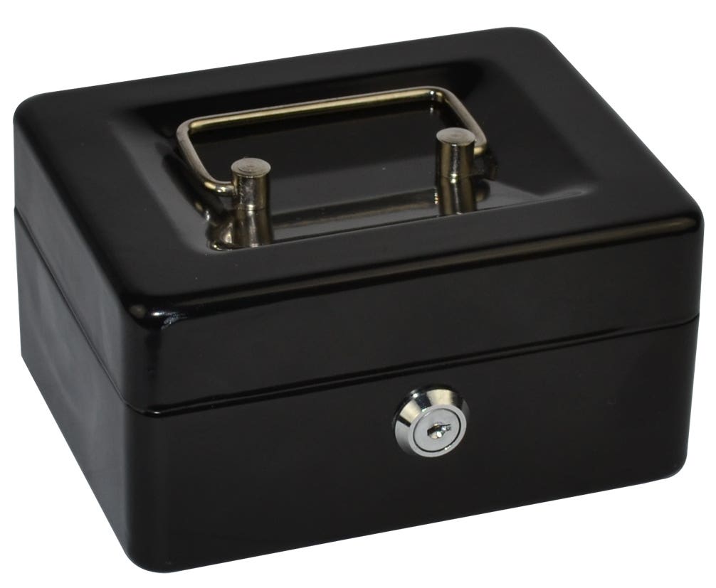 Esselte Cash Box Classic No.6 152X118X80mm Black 38716900 17321