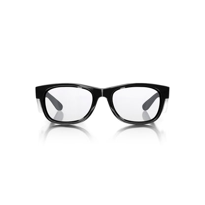 Safety Glasses Classic Black Frame Clear Lens SafeStyle_501684_CBC100