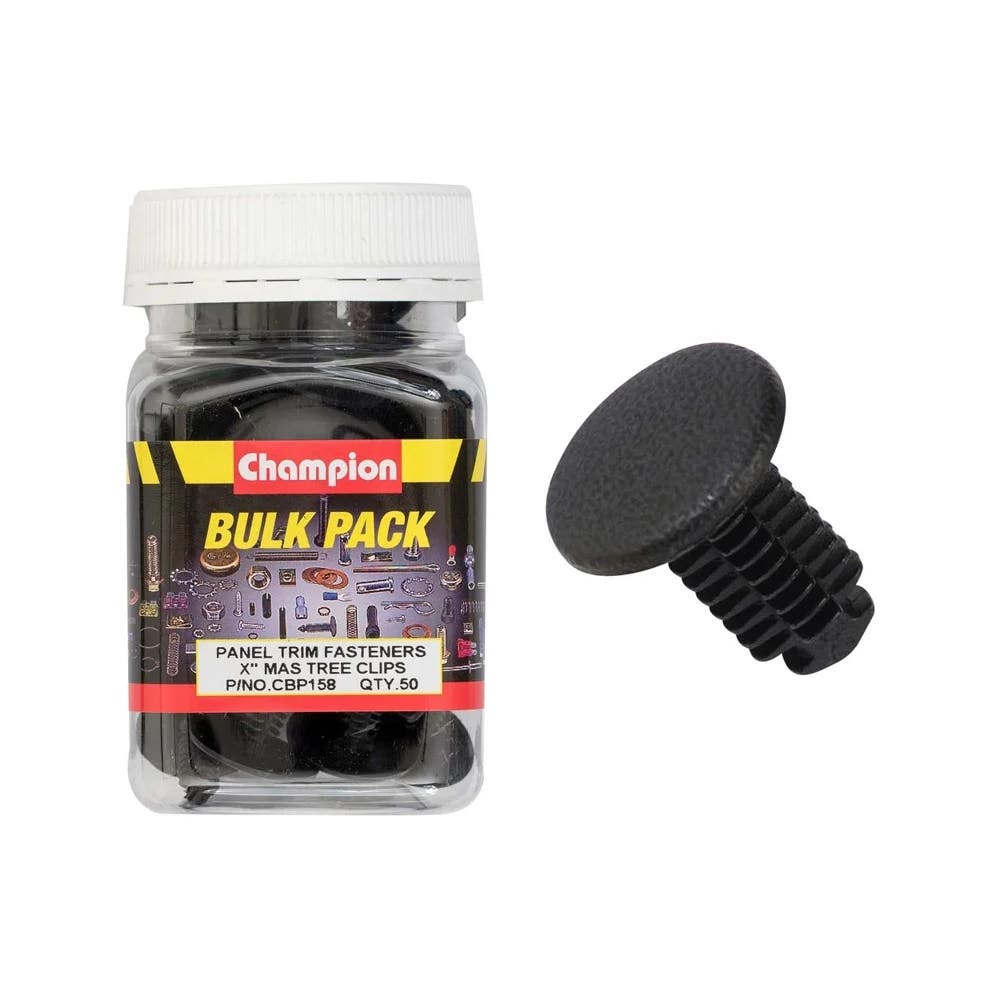 Grab Kit Refill - Clip Trim Xmas Tree Black 25mm Pk 50_221275_CBP158