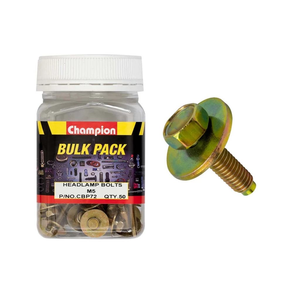 Grab Kit Refill - Bolt Headlight Zinc Passivated 5 x 20mm Pk 50_263203_CBP72