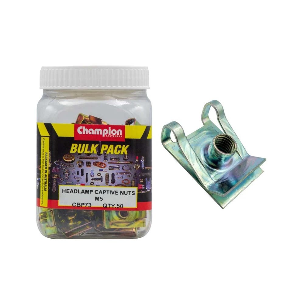 Grab Kit Refill - Nut Captive 5 x 0.8mm Pk 50_263204_CBP73