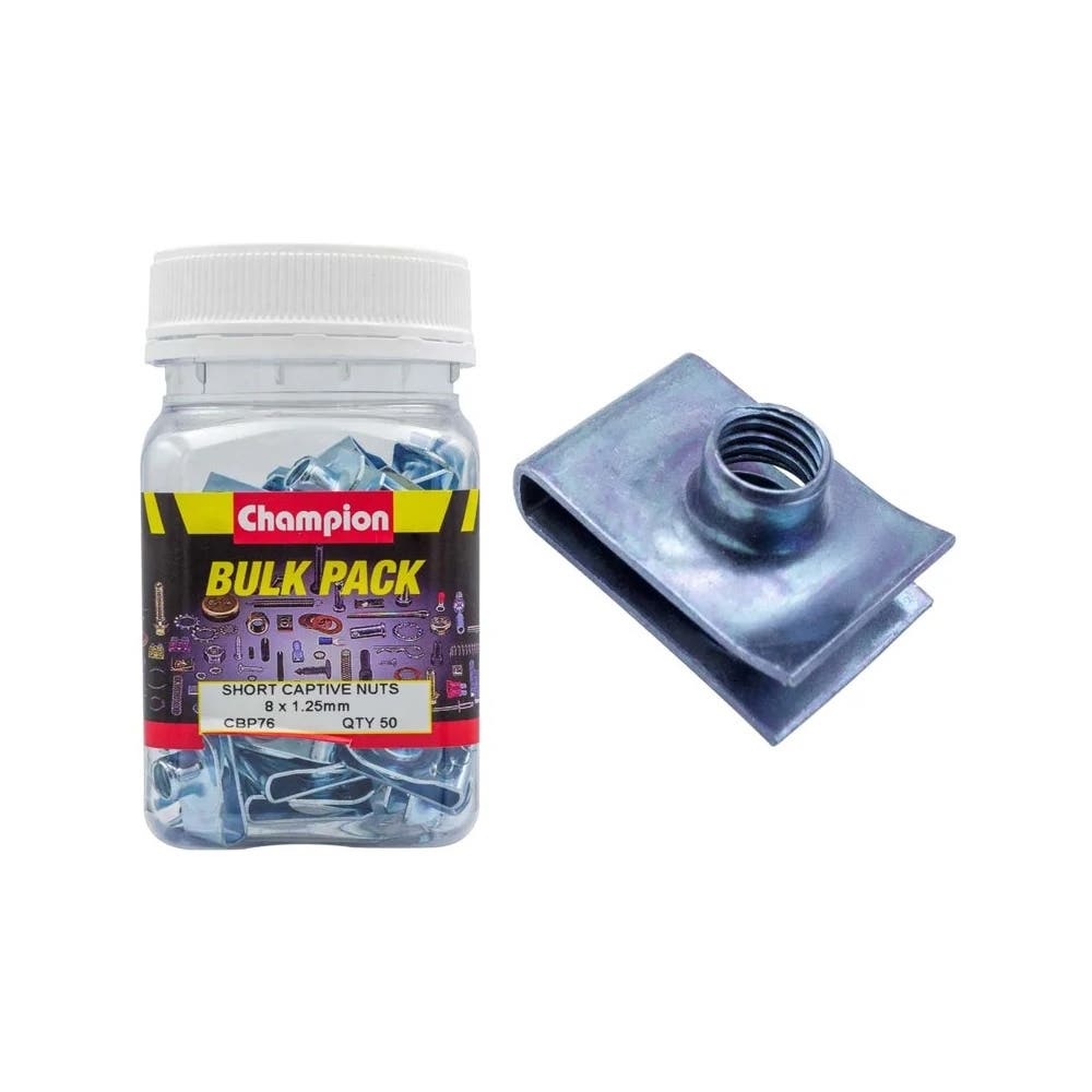 Grab Kit Refill - Nut Captive Short 8 x 1.25mm Pk 50_263205_CBP76