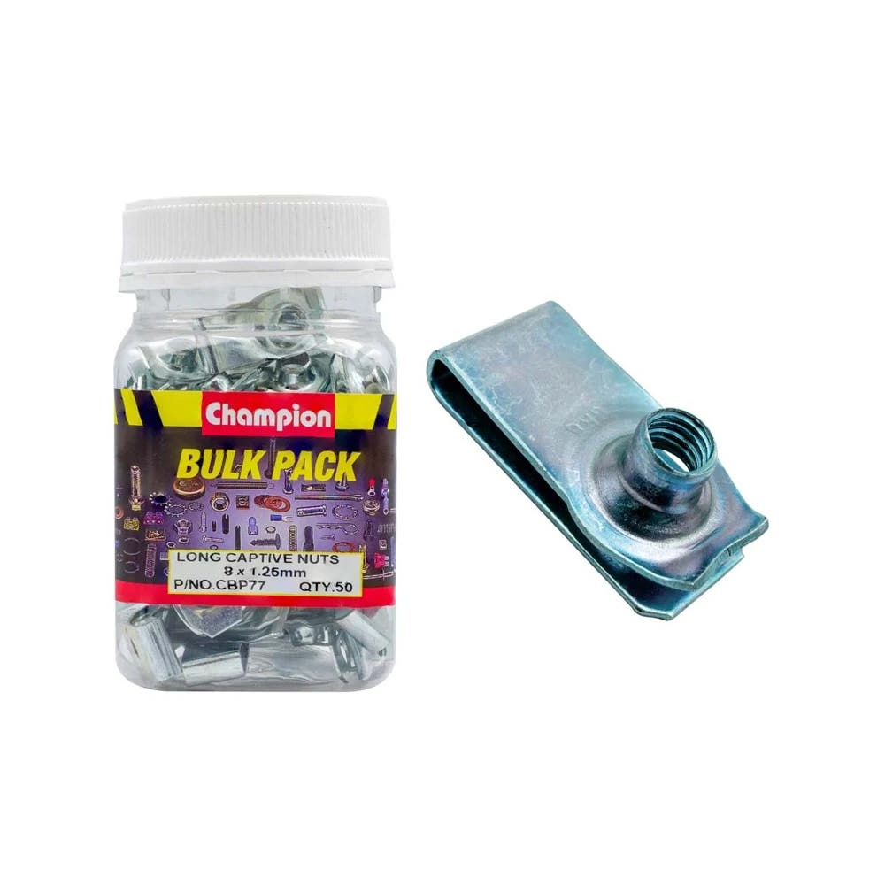Grab Kit Refill - Nut Captive Long 8 x 1.25mm Pk 50_115313_CBP77