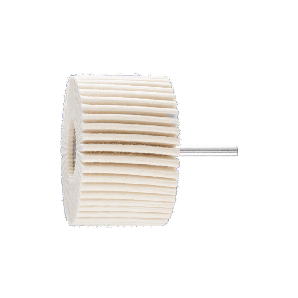 Hard mounted felt flap wheels FLS dia. 80x50 mm shank dia. 6 mm_40108234_44388051