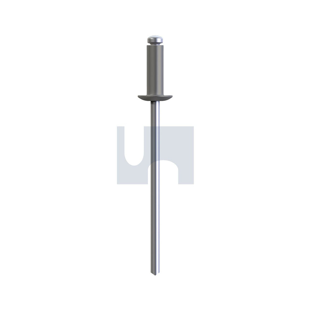 Rivet Dome Hd Open Wallaby 73As2 - Alum 5052/Steel Zp #55 - Pk 1000_40093832_RWA73OAS505