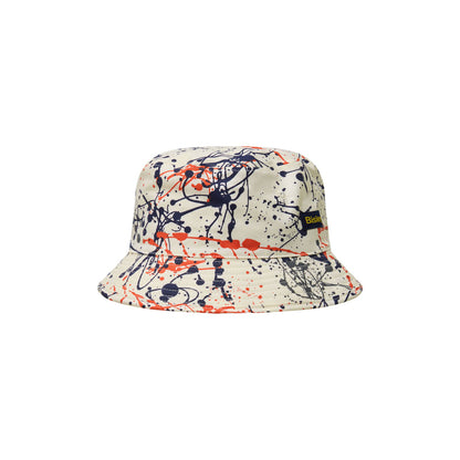 Hat Printed Bucket Cotton 280gsm Orange Splatter Bisley_40114099_BHAT73_PPORONE