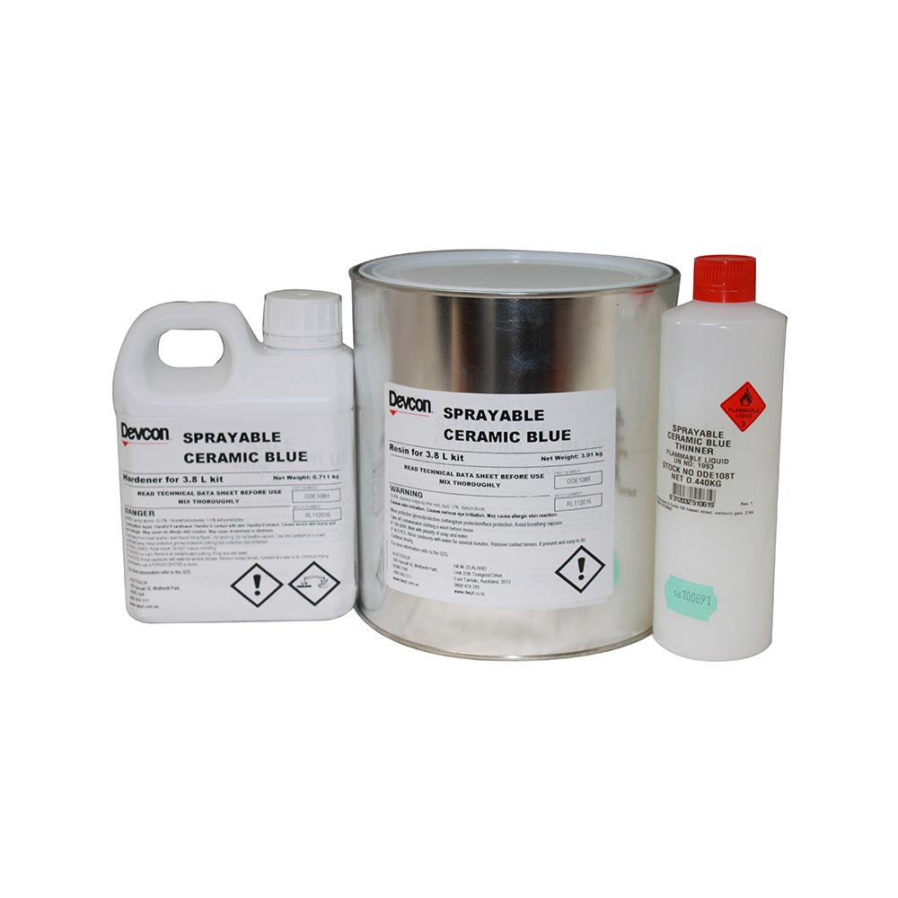Devcon Sprayable Ceramic 3.8kg Kit Blue_184431_DDE108