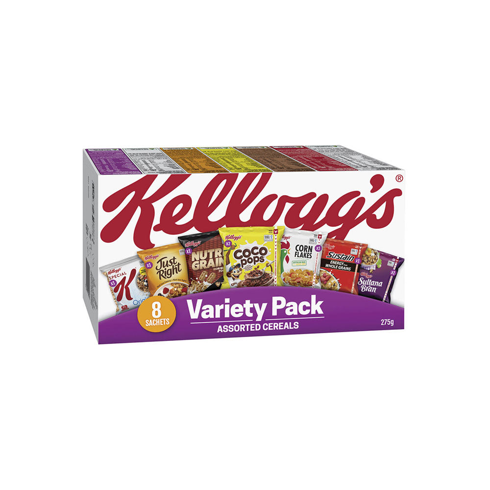 Kelloggs Variety Pack Assorted Cereals 275g Pk8 (Ctn6)_40032854_439039