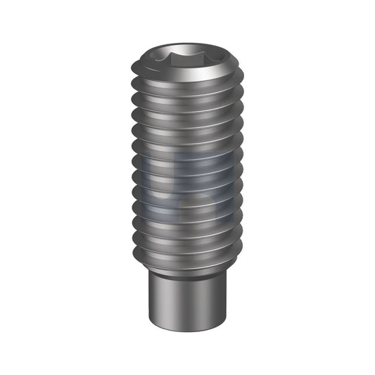 Socket Set Screw Dog Point Plain Din 915/Alloy Steel M6 8 - Pk 100_40100792_SSSDPCM060008
